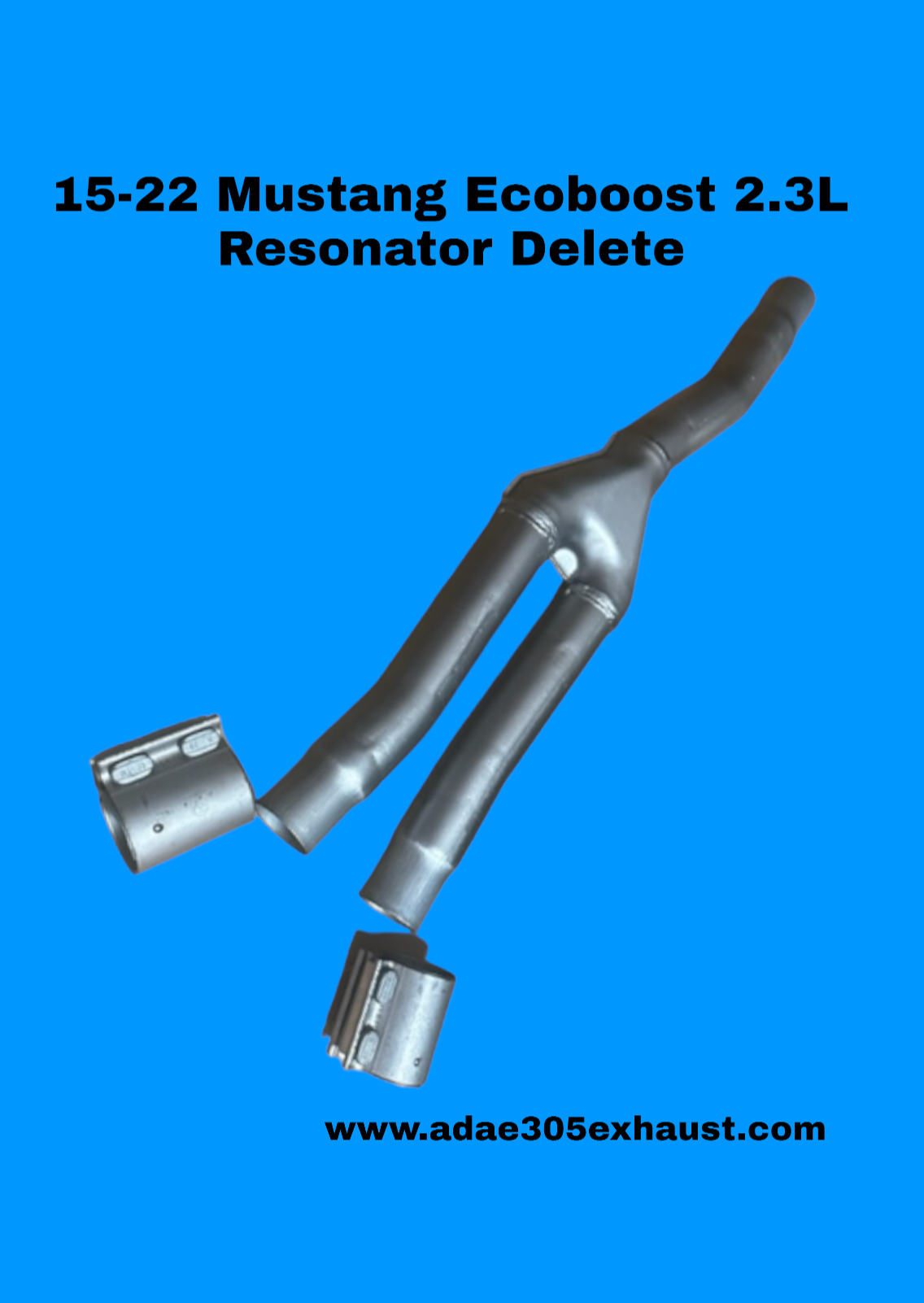 15-22 Mustang Ecoboost 2.3L Resonator Delete