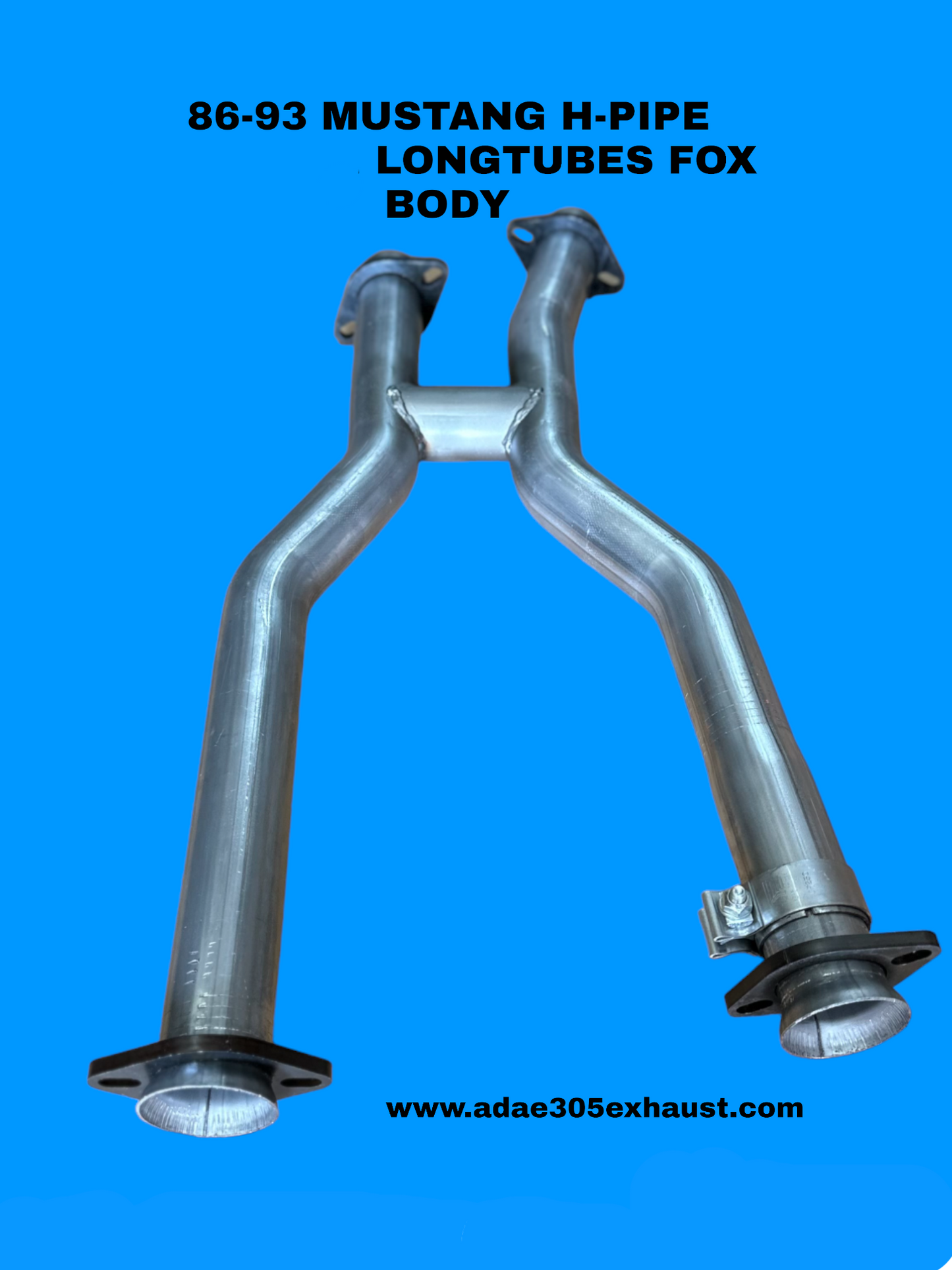 86-93 MUSTANG H-PIPE LONGTUBES FOX BODY (No AOD)