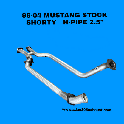 96-04 MUSTANG STOCK SHORTY H-PIPE 2.5"