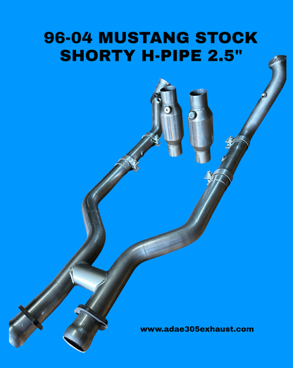 96-04 MUSTANG STOCK SHORTY H-PIPE 2.5"
