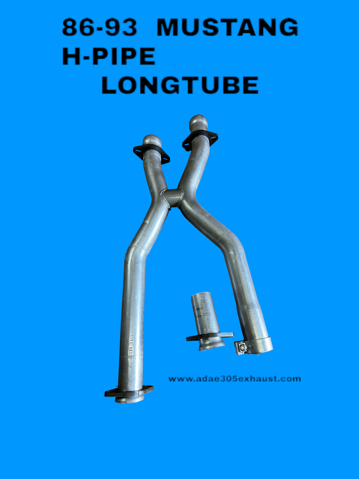 86-93 MUSTANG H-PIPE LONGTUBE FOX BODY (No AOD)