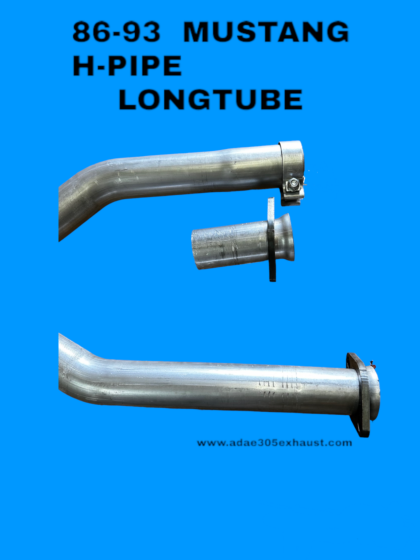 86-93 MUSTANG H-PIPE LONGTUBE FOX BODY (No AOD)