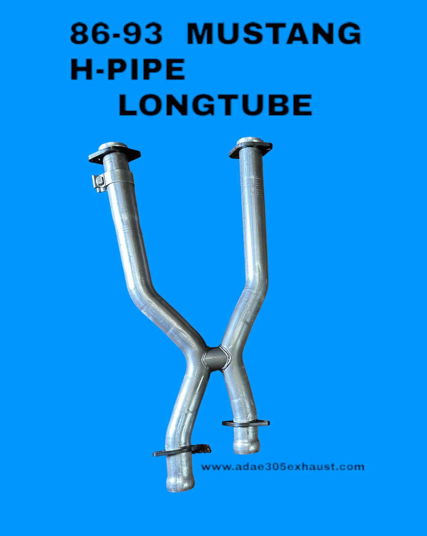 86-93 MUSTANG H-PIPE LONGTUBE FOX BODY (No AOD)