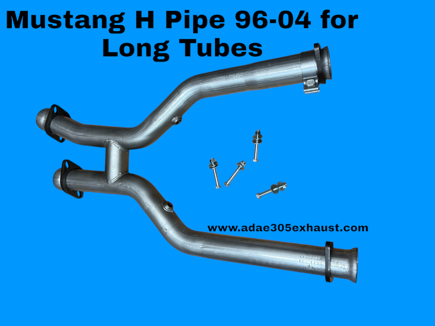 Mustang H Pipe 96-04 for Long Tubes 2.5