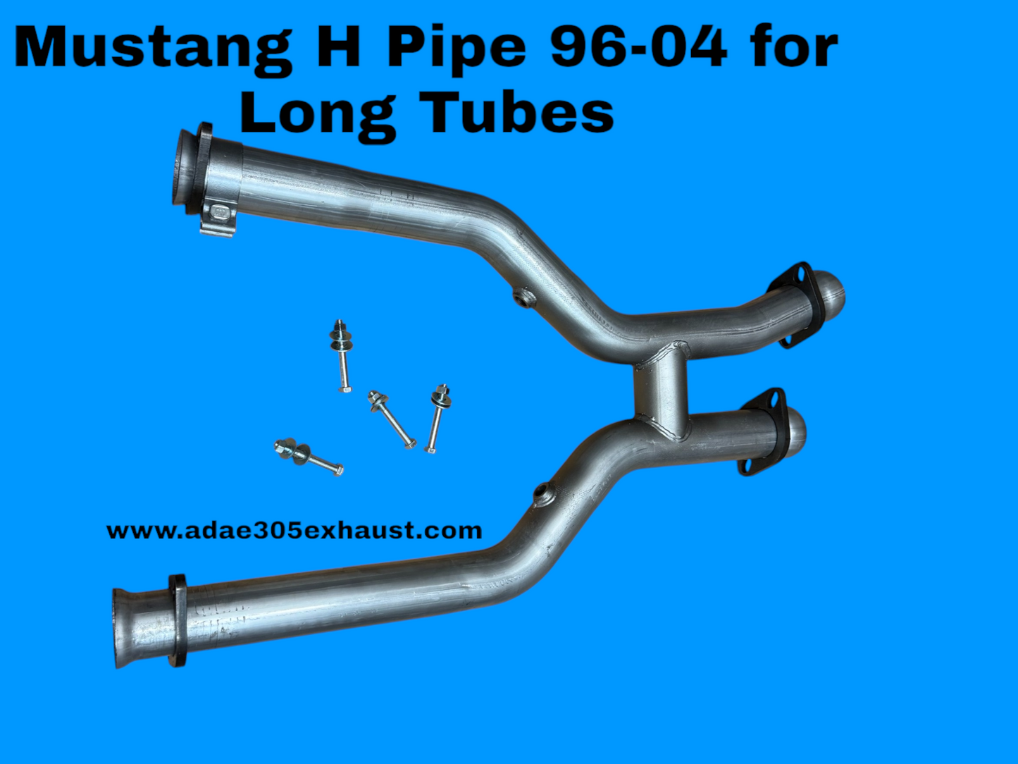 Mustang H Pipe 96-04 for Long Tubes 2.5
