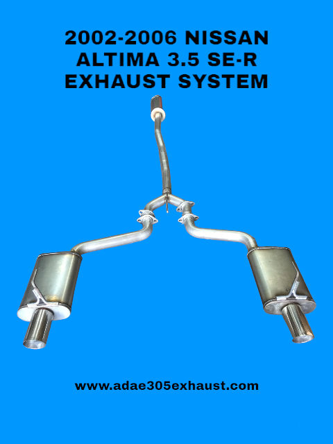 2002-2006 NISSAN ALTIMA 3.5 SE-R EXHAUST SYSTEM