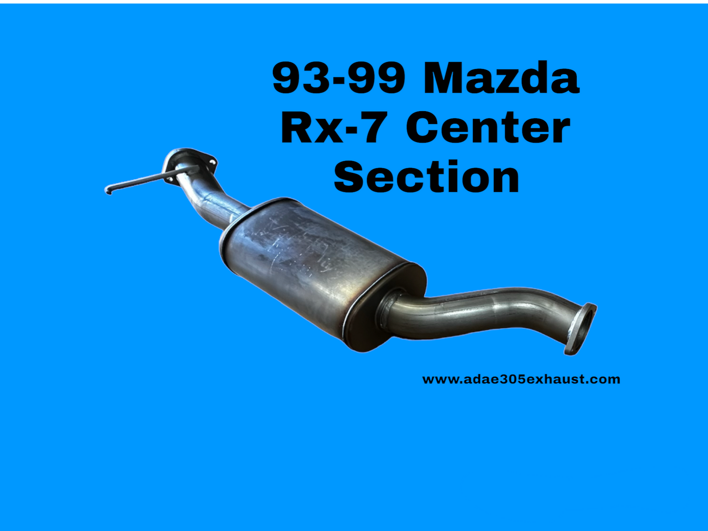 93-99 Mazda Rx-7 Center Section 3" Stainless Steel (409)