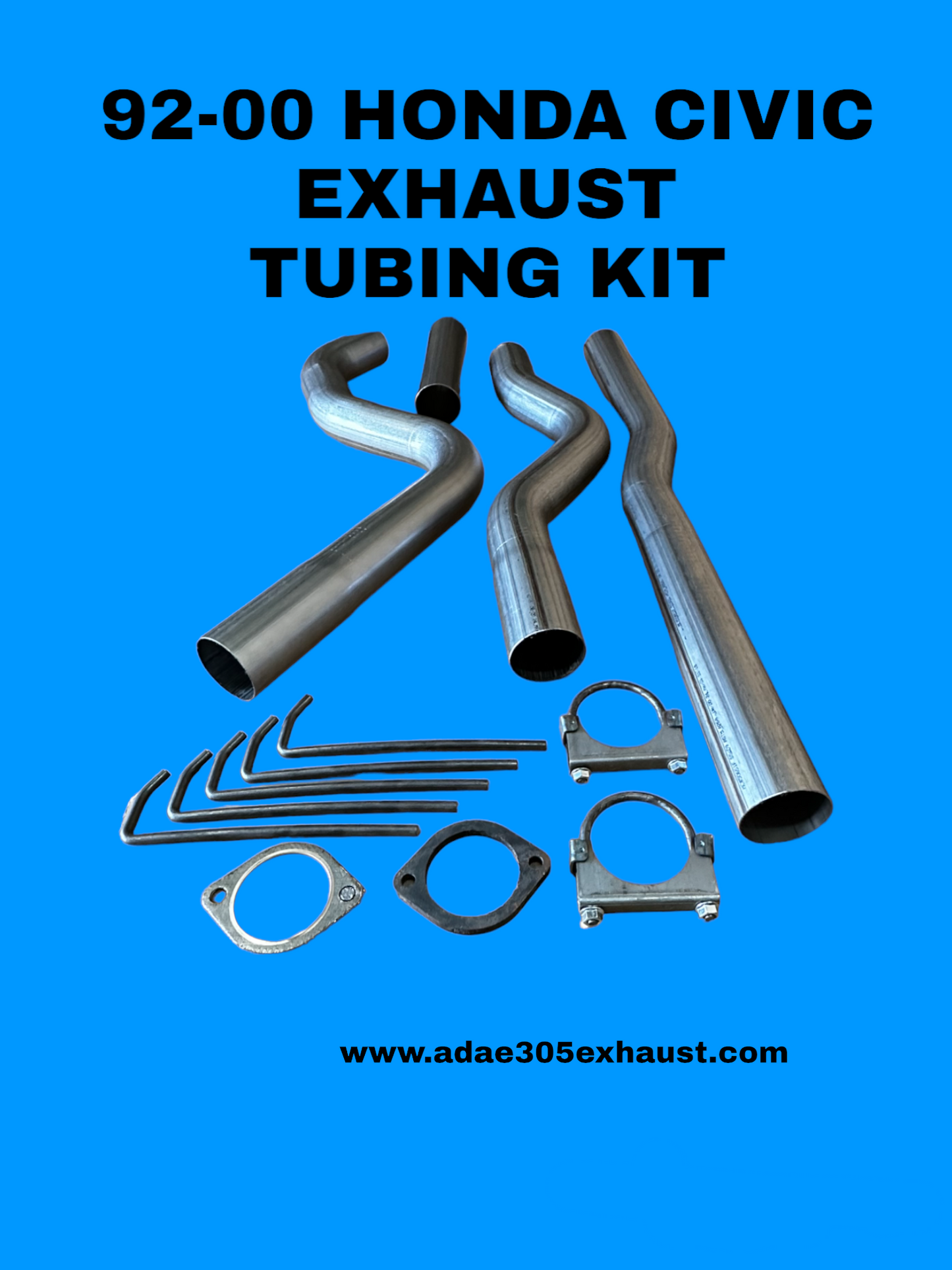 92-00 HONDA CIVIC EXHAUST TUBING KIT