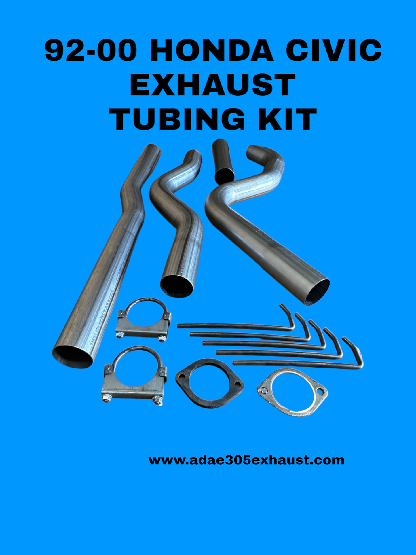 92-00 HONDA CIVIC EXHAUST TUBING KIT