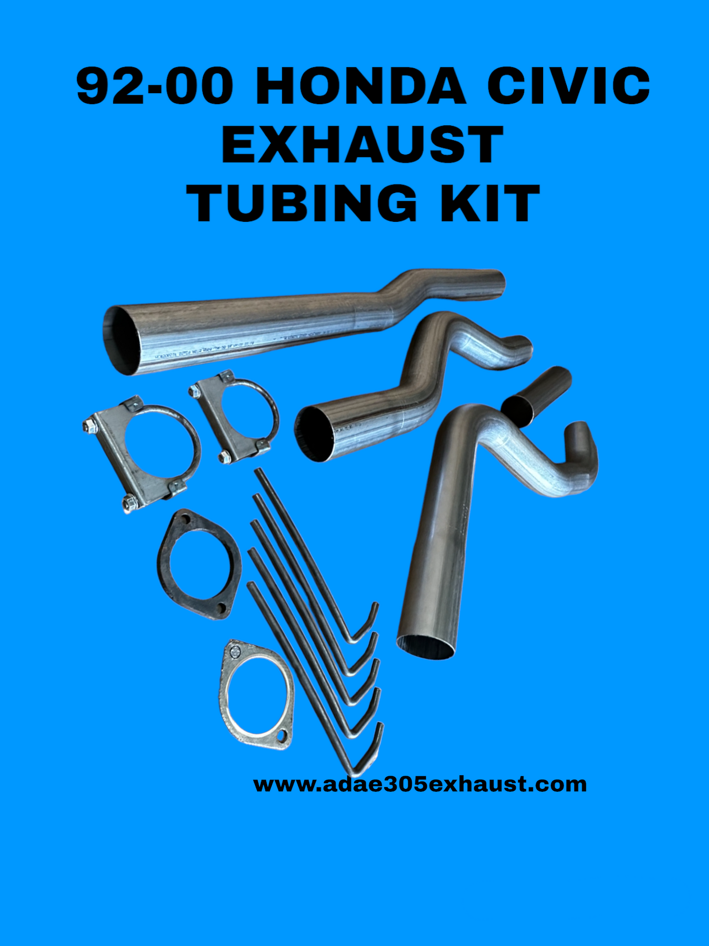 92-00 HONDA CIVIC EXHAUST TUBING KIT