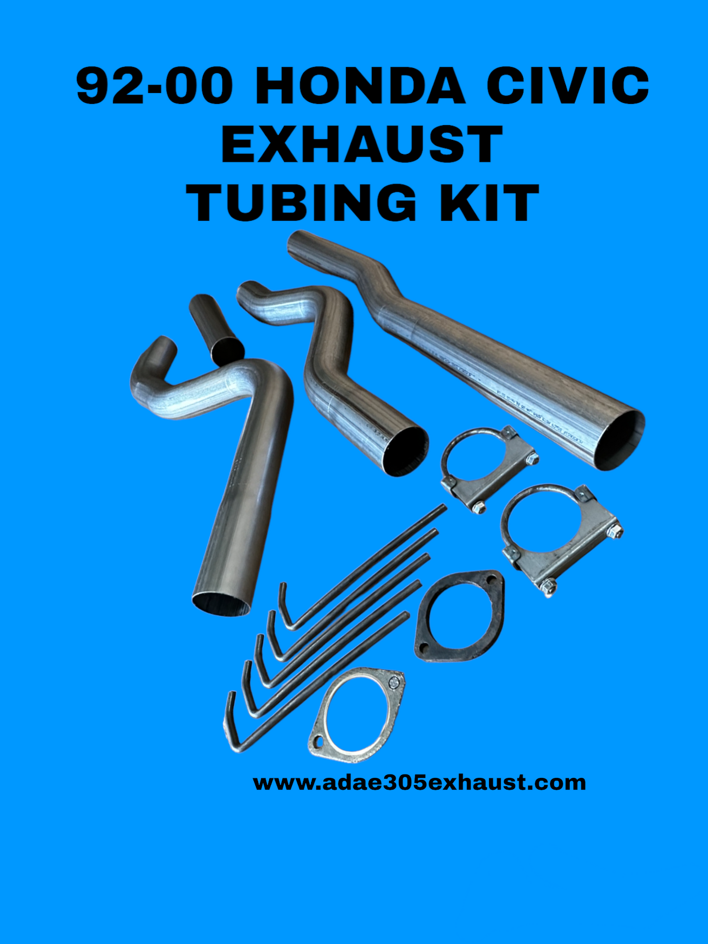 92-00 HONDA CIVIC EXHAUST TUBING KIT