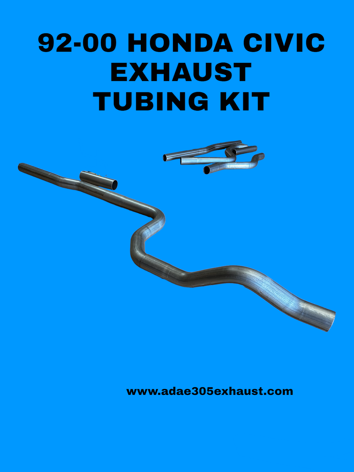 92-00 HONDA CIVIC EXHAUST TUBING KIT