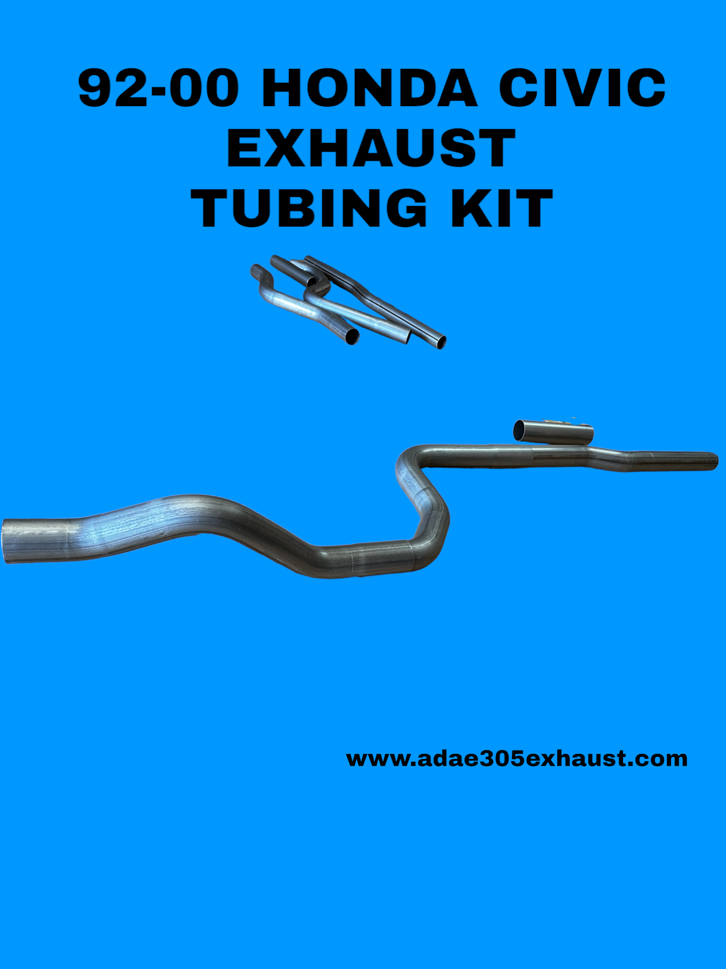 92-00 HONDA CIVIC EXHAUST TUBING KIT