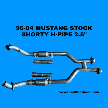 96-04 MUSTANG STOCK SHORTY H-PIPE 2.5"