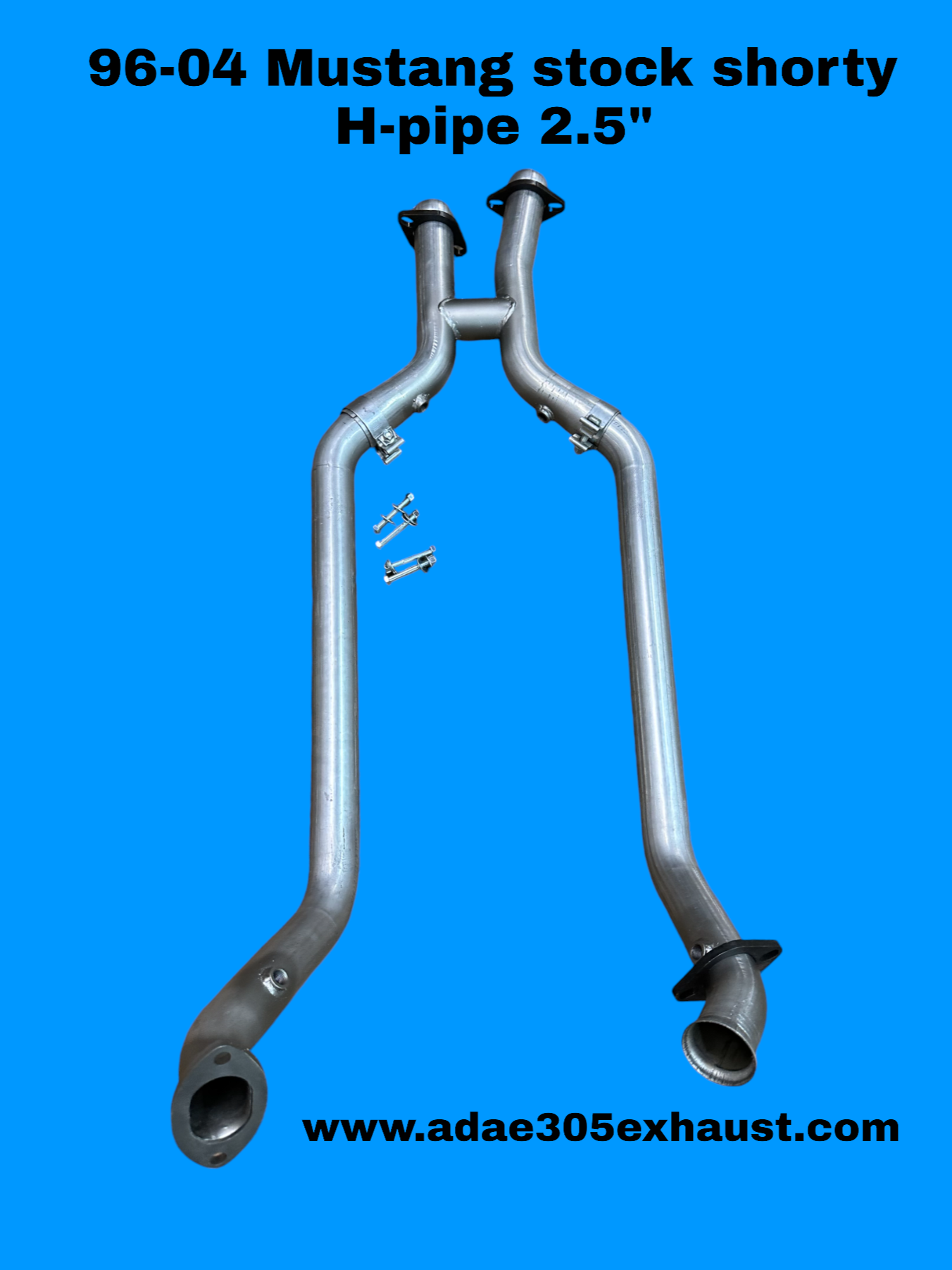96-04 MUSTANG STOCK SHORTY H-PIPE 2.5"
