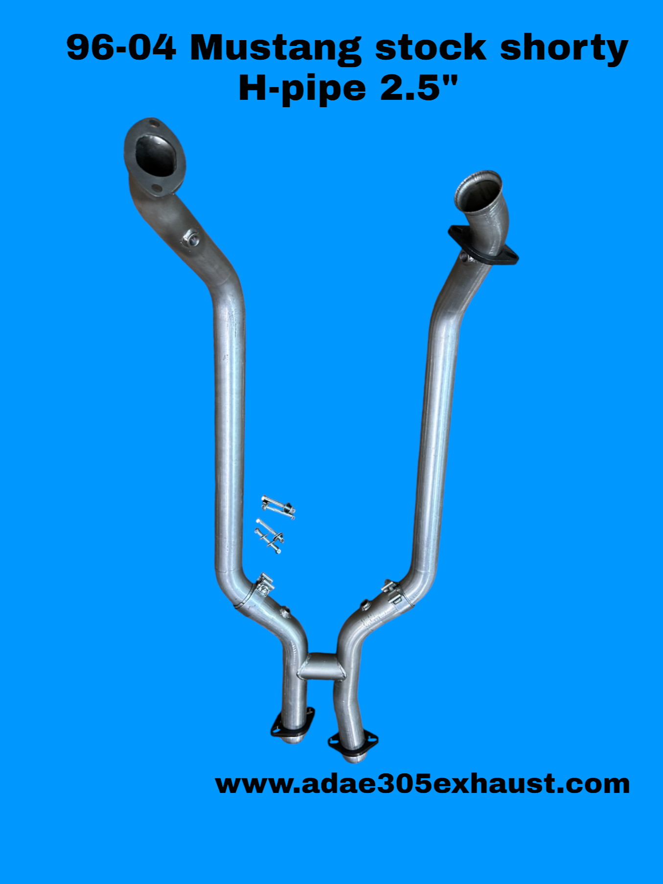96-04 MUSTANG STOCK SHORTY H-PIPE 2.5"