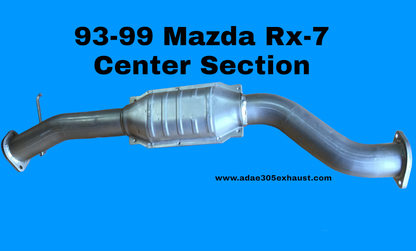 93-99 Mazda Rx-7 Center Section 3" Stainless Steel (409)