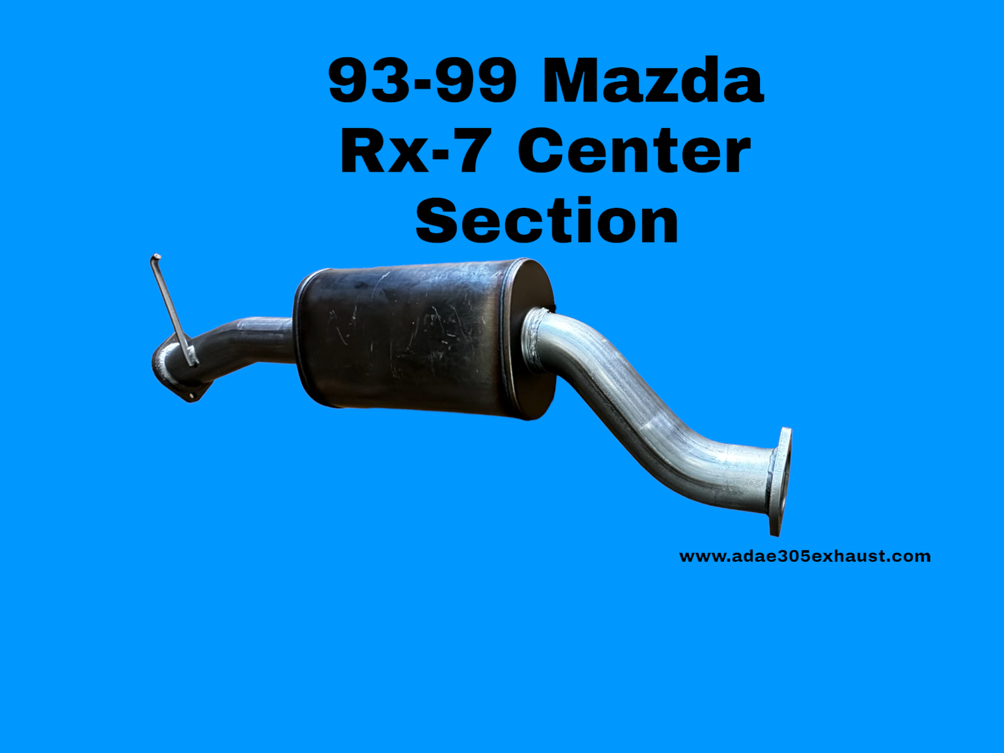 93-99 Mazda Rx-7 Center Section 3" Stainless Steel (409)