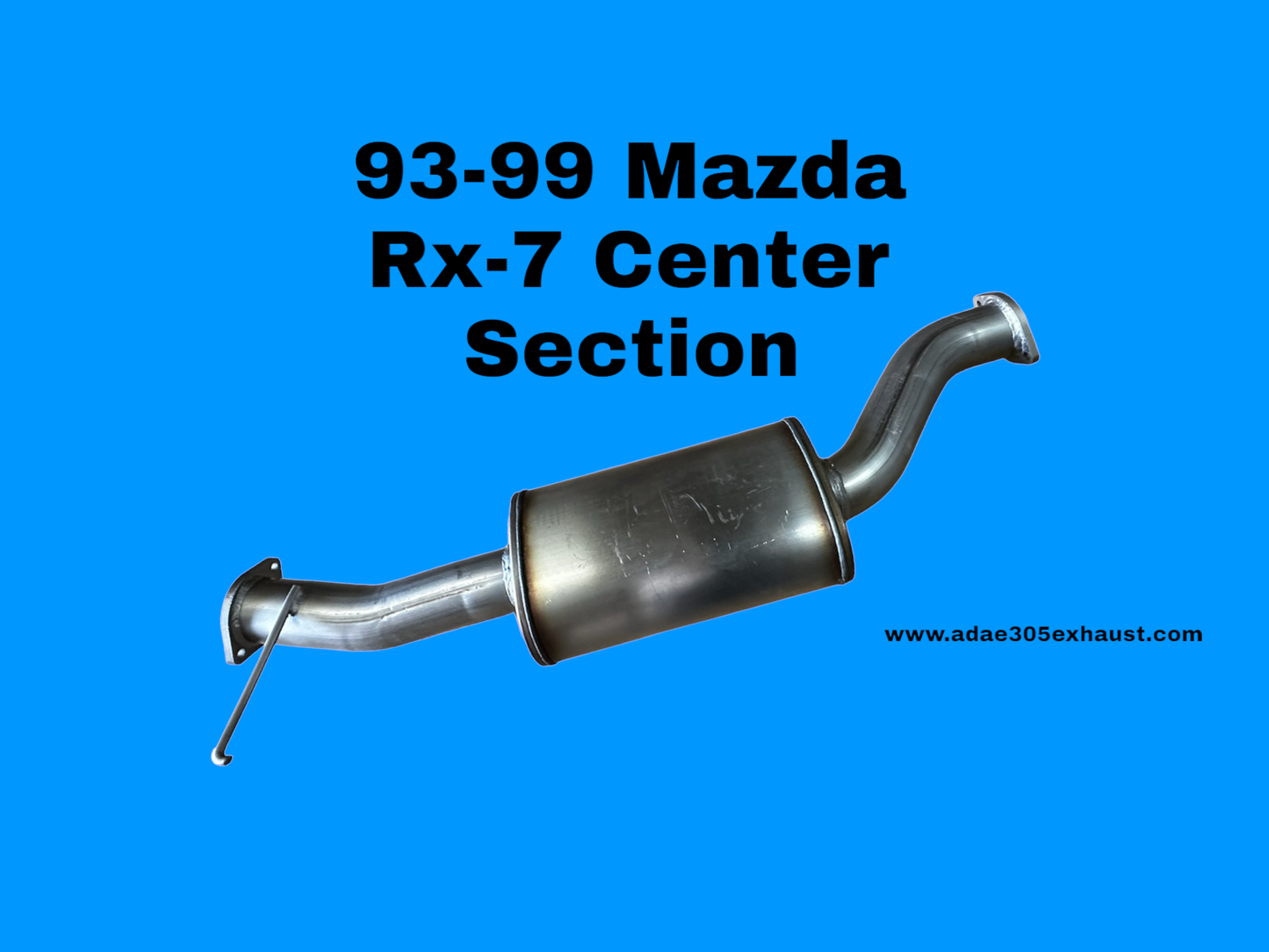 93-99 Mazda Rx-7 Center Section 3" Stainless Steel (409)