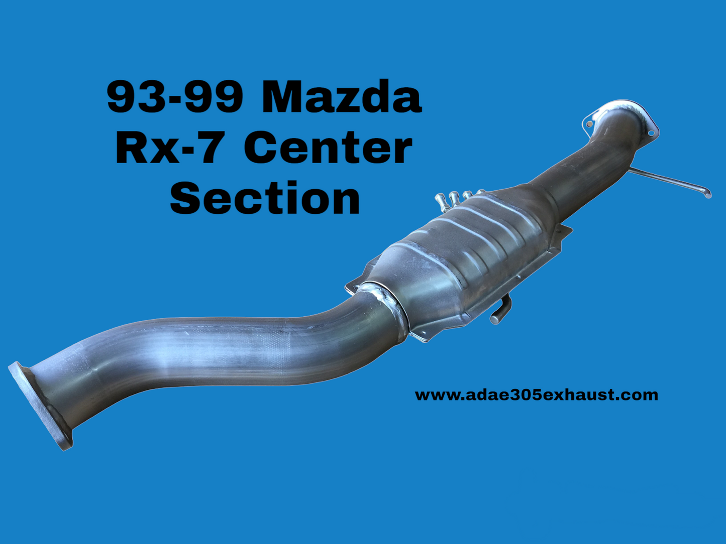 93-99 Mazda Rx-7 Center Section 3" Stainless Steel (409)