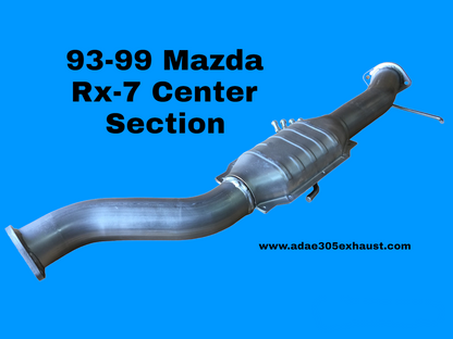 93-99 Mazda Rx-7 Center Section 3" Stainless Steel (409)