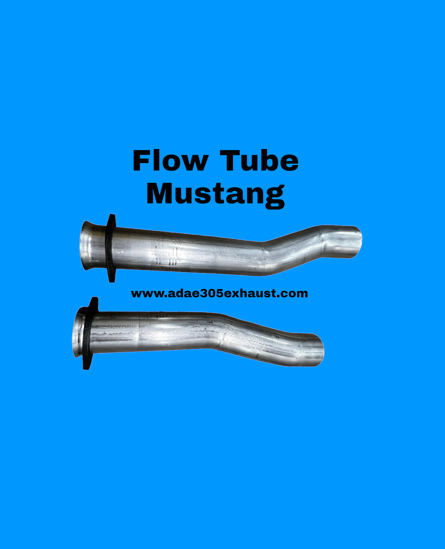 Flow Tube Mustang Stainless Steel (409)