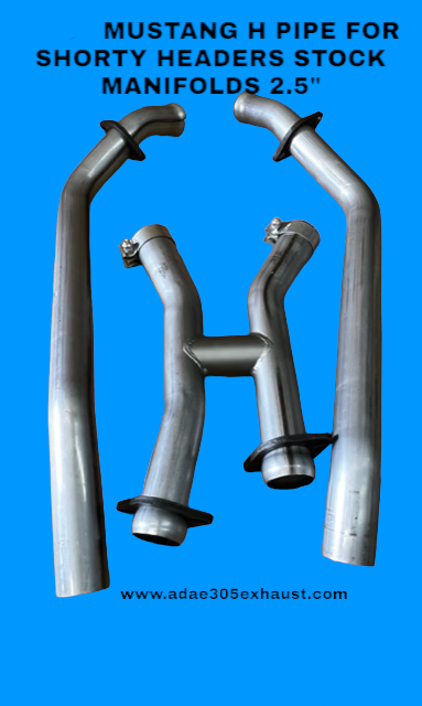 96-04 MUSTANG STOCK SHORTY X PIPE 2.5 – adae305exhaust