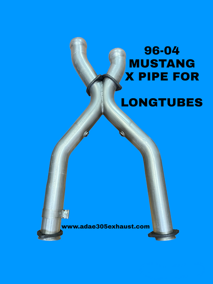 96-04 MUSTANG X PIPE FOR BBK, MAC LONGTUBES